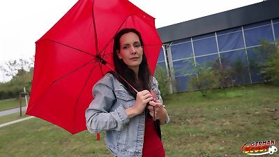 GERMAN SCOUT - thin Austrian aged Mia Moon converse to first audition ravage