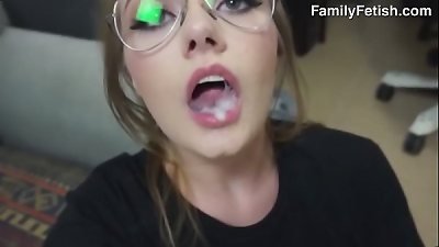 Step sista tempts cock while playing-FREE full videos at FamilyFetish.com
