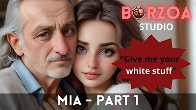 Mia and Papi - 1 - crazy senior Grandpappa domesticated virgin teen youthfull Turkish lady
