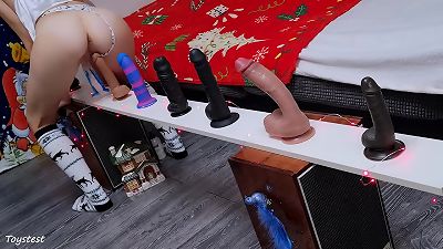 Choosing the hottest ONE. fuck sticks Challenge. puny Stepsister finally All Her Toys. tough anal and double penetration included