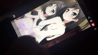 Tsukiko&rsquo;s panties scene jism tribute 1