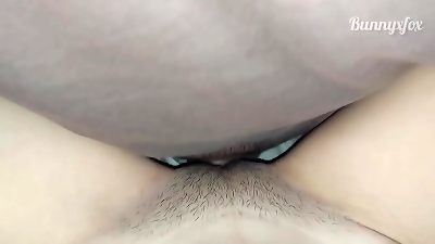 POV Cumshot: watch as I Take Off The Condom And pummel My Girlfriend's pussy Until I cum All Over Her