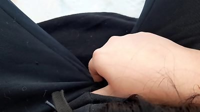I masturbate off riskily in a public park on people