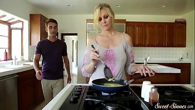 Orally pleasured mom pulverized by her stepson